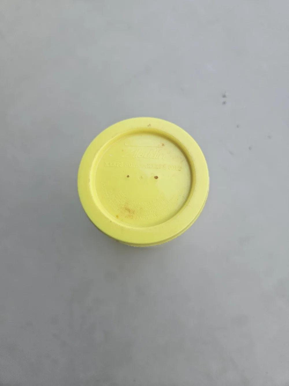 Vintage PacMan Travel Mug - Yellow and Brown